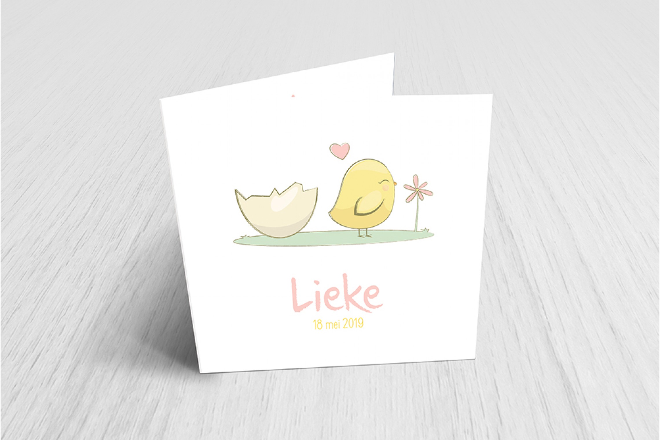 Kuikentje met ei